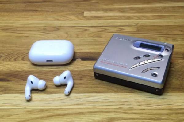 Bluetooth intégré dans un Walkman MiniDisc